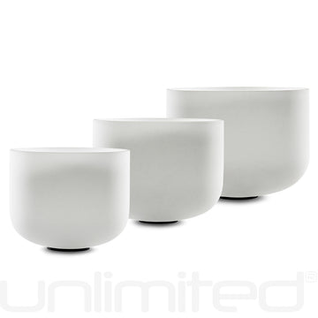 Unlimited Starter Set of 3 Crystal Bowls - A Minor Chord