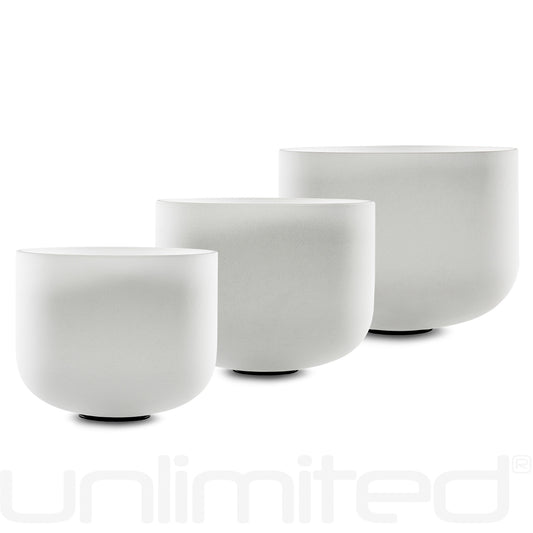 Unlimited Starter Set of 3 Crystal Bowls - A Minor Chord