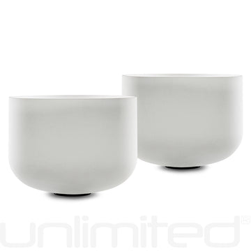 Unlimited Set of 2 Frosted Crystal Bowls - Hemispheric Balancers