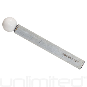 CLEARANCE - Crystal Tones™ Suede Rubber Ball Crystal Singing Bowl Mallets