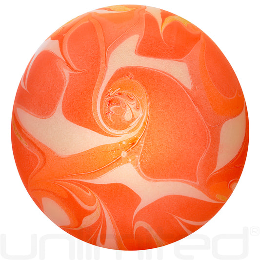 Meinl™ 10" Orange Marble Sacral Chakra 432 Hz Crystal Singing Bowl (D)