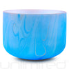 Meinl™ 10" Light Blue Marble Throat Chakra 432 Hz Crystal Singing Bowl (G)