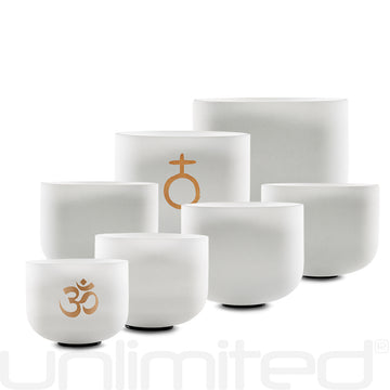 Meinl™ -  Set of 6 Om Crystal Singing Bowl  (CSBSETOM6)