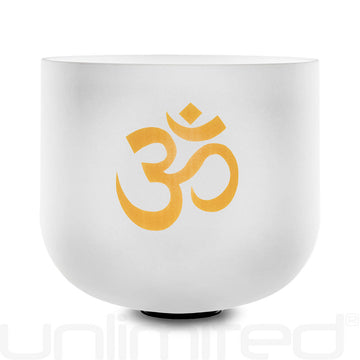 Meinl™ 8" OM 432 Hz Frosted Crystal Singing Bowl (C#5)