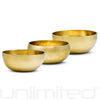 New Pangaea Trio Bronze 3-Bowl Set