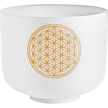 Meinl™ 8" Flower of Life 440 Hz Crystal Singing Bowl (PCSB8FOL)