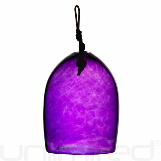 Shrader Made Glass Jubilant Violet Bell