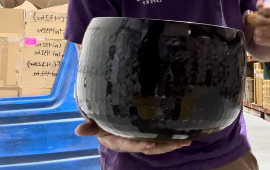 Imperfect - Unlimited 10" Temple Bowl (Black Ching Bowl)