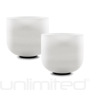Binaural Set of 2 Crystal Bowls - (Delta)