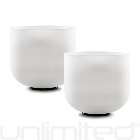 Binaural Set of 2 Crystal Bowls - (Theta)