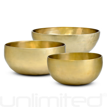 Beginner Singing Bowl Set - 3 Large Annapurnas