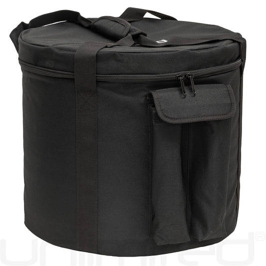 Shrader Made Glass Old Gold Bell with Lotus Symbol