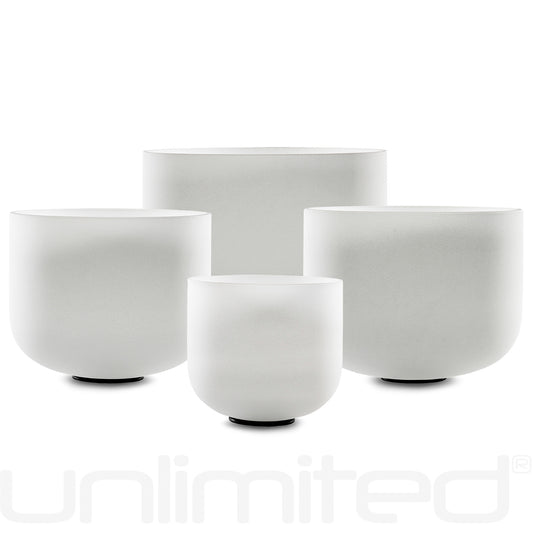 Unlimited Set of 4 Frosted Crystal Bowls - The Arjuna Collective