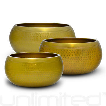 Beginner Singing Bowl Set - 3 Makalus