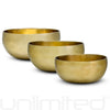 Sets of 3 Bronze Pumori Bowls