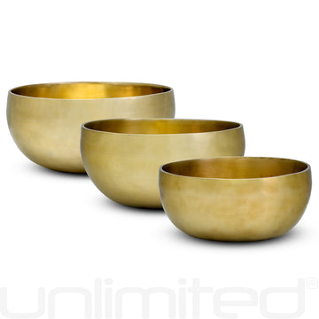 Beginner Singing Bowl Set - 3 Small Pumoris