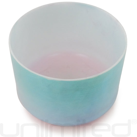 9" Crystal Tones™ Ocean Gold Bowl with Pink Ocean Gold Base (B-10)