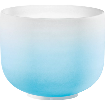 Meinl™ 10" Light Blue Throat Chakra 440 Hz Crystal Singing Bowl (G)