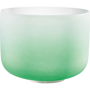 Meinl™ 11" Green Heart Chakra 440 Hz Crystal Singing Bowl (F)