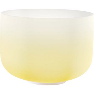 Meinl™ 12" Yellow Navel Chakra 440 Hz Crystal Singing Bowl (E)