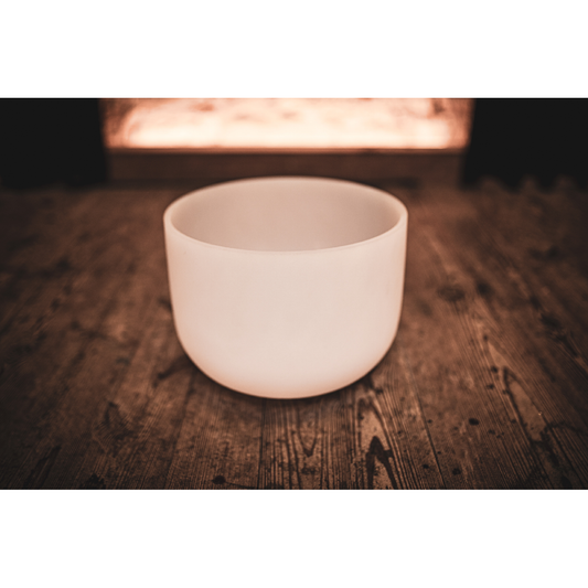 Meinl™ 11" Heart Chakra 432 Hz Crystal Singing Bowl (F)